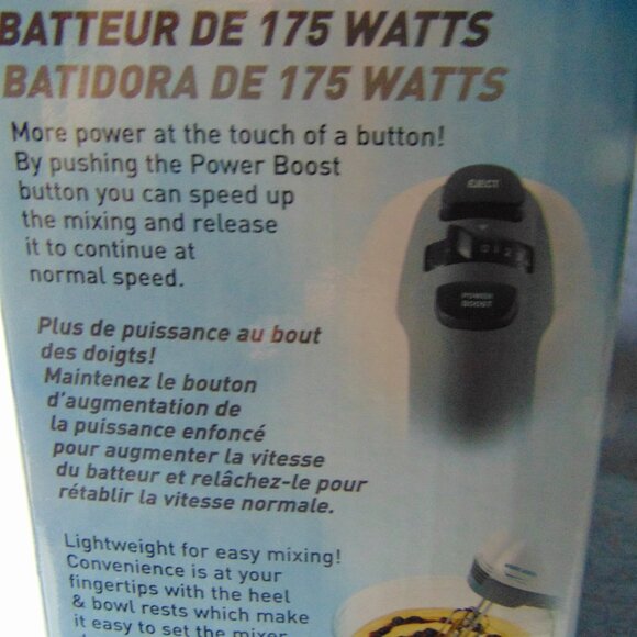 BRAND NEW Black & Decker Home Power Pro 175-Watt Mixer. Never used. In Box. - Picture 5 of 9